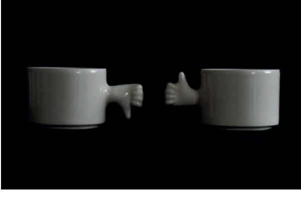 Thumb Down & Up Cup