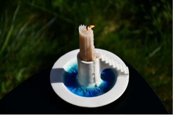 Castle Candle Holder(Glass)